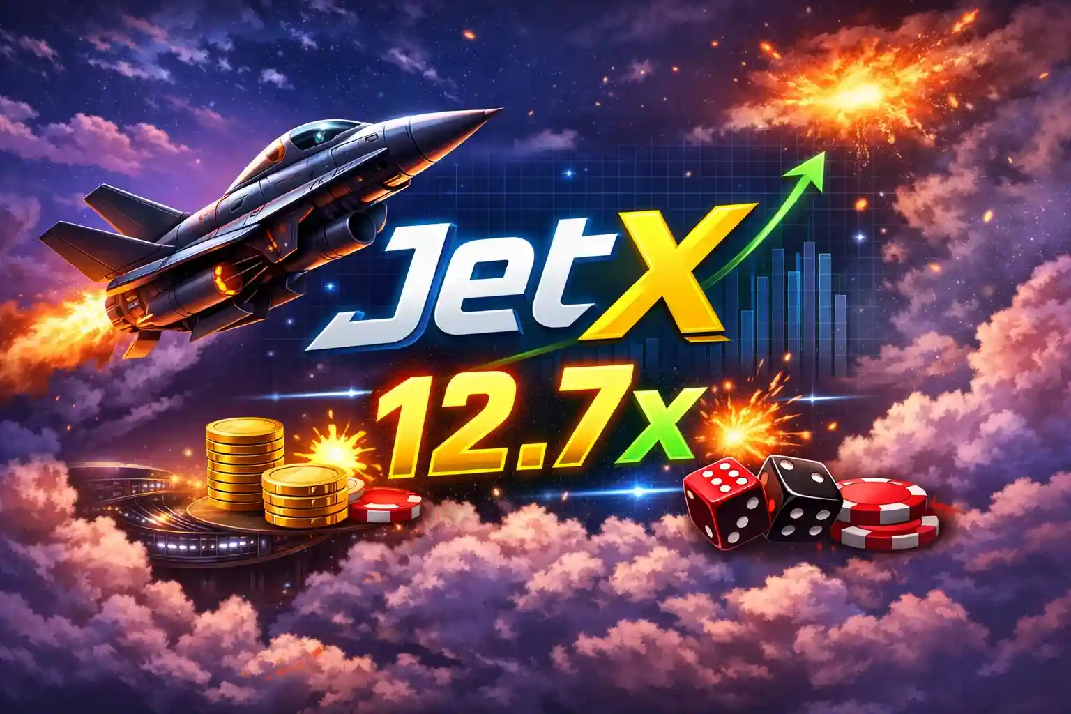JetX oyunu ile yükselen roketi takip edin ve patlamadan önce kazancınızı alın