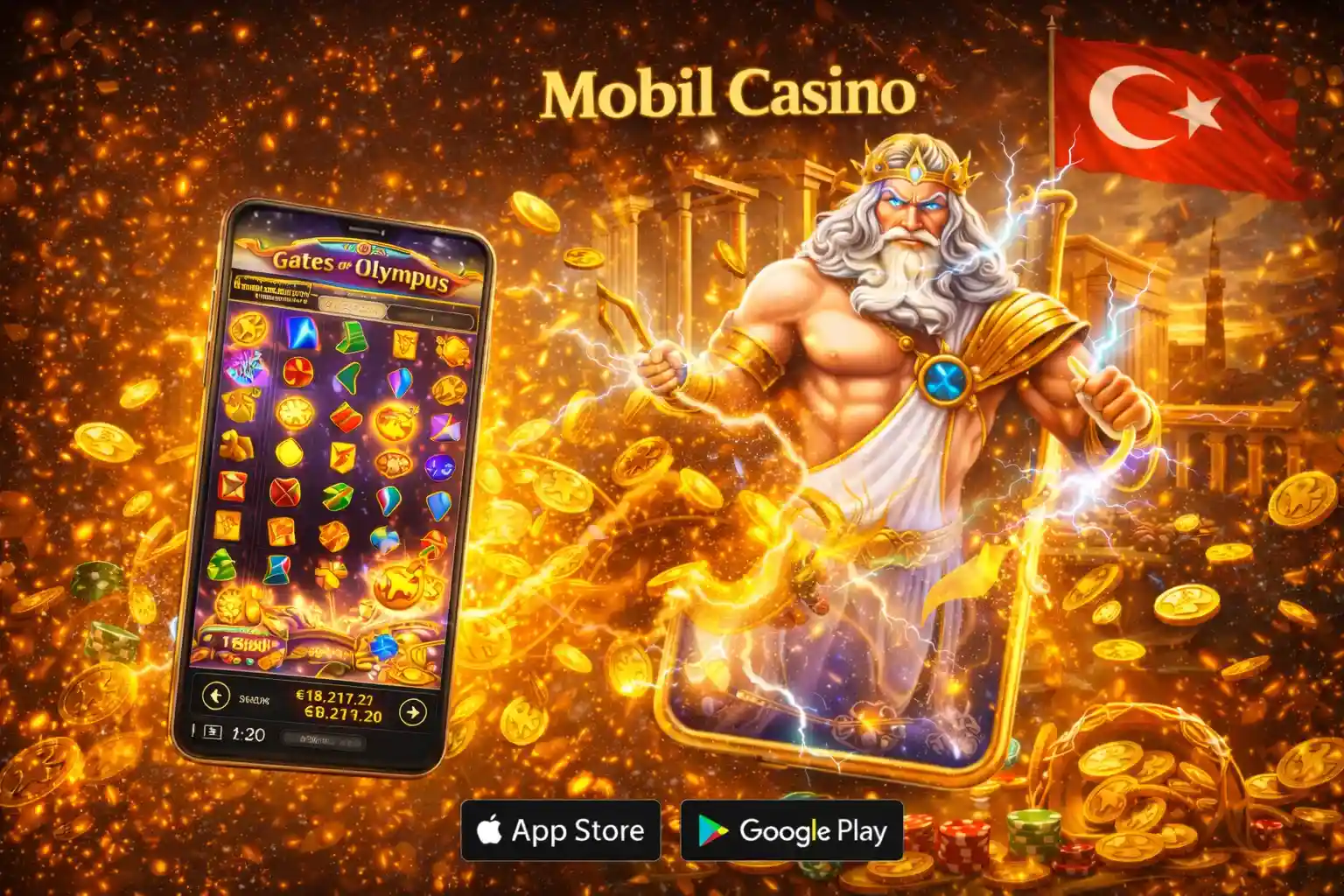 Akıllı telefon üzerinden Gates of Olympus slot oyununu oynama ve kazanma deneyimi