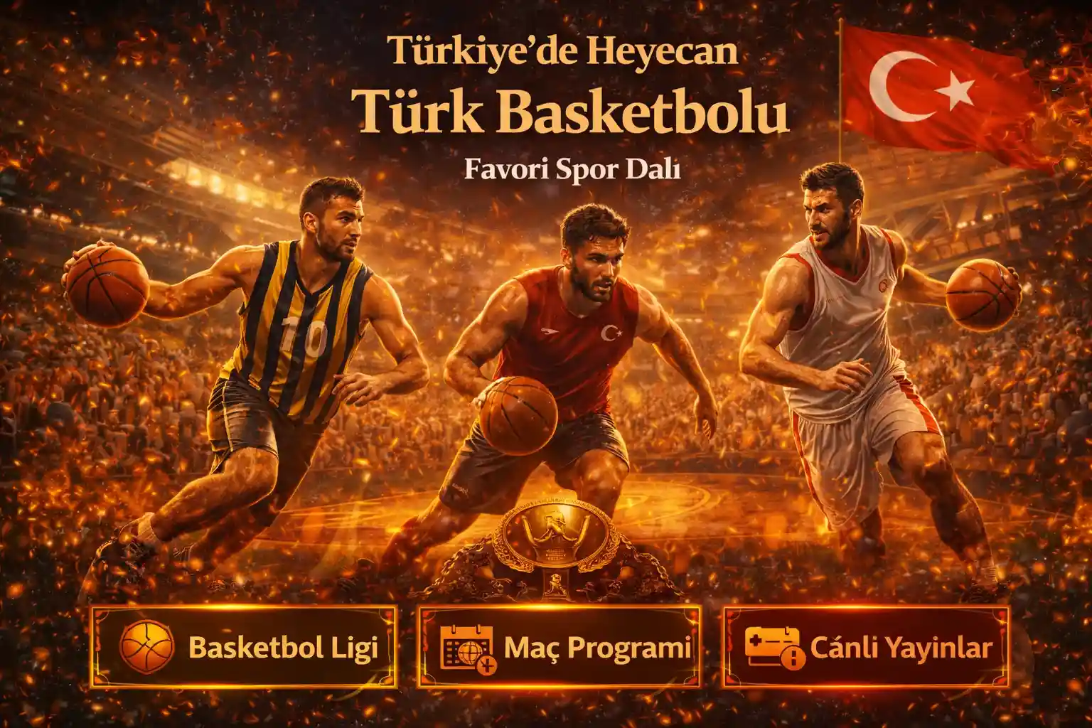 Türk basketbol ligi maç programı ve canlı yayınlar eşliğinde basketbol bahisleri